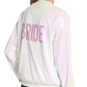 *BRIDES!*Hayley Paige bride bomber jacket
